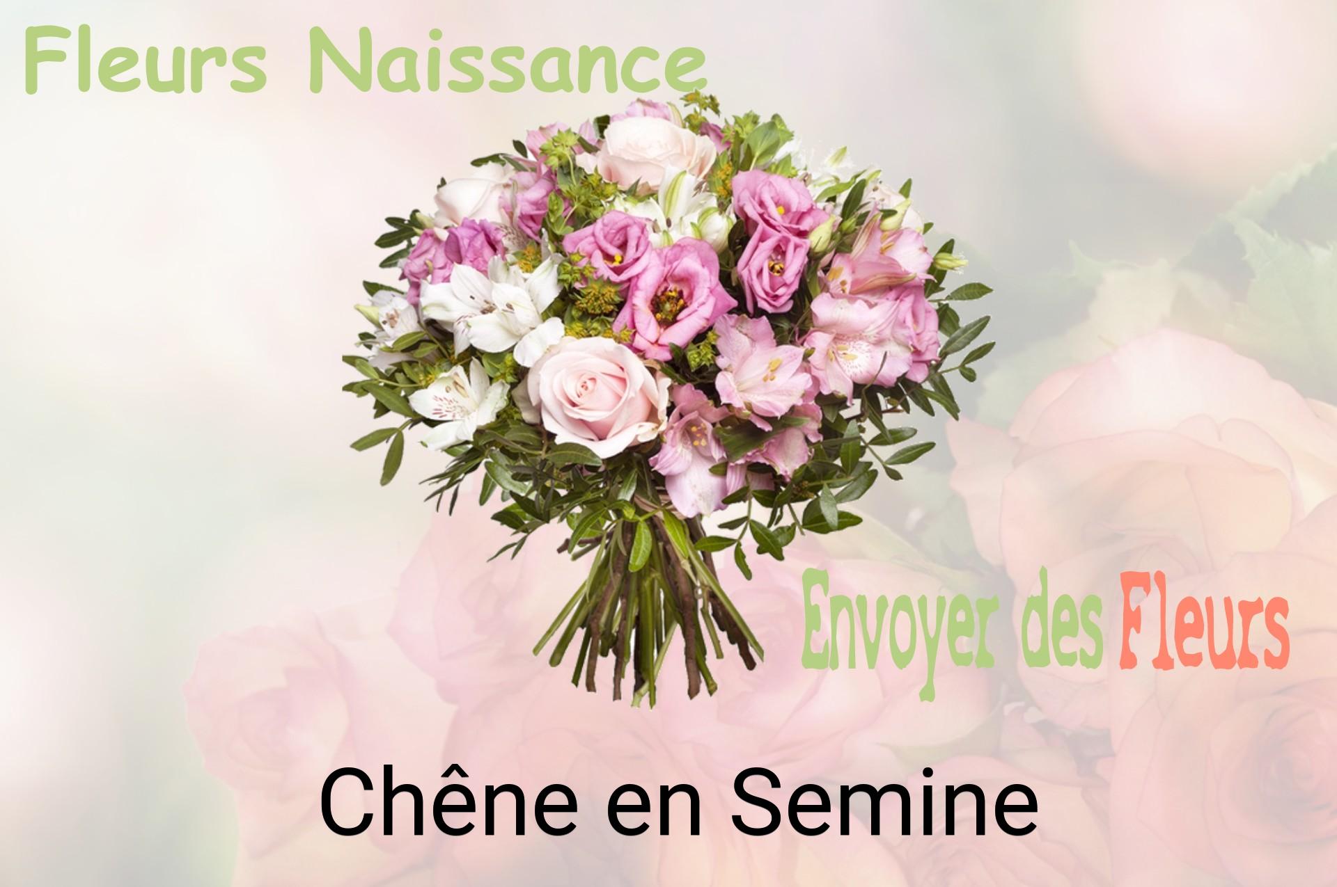 Bouquet de fleurs de naissance livré à Chêne-en-Semine